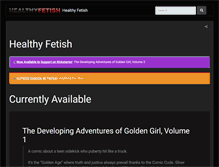 Tablet Screenshot of healthyfetish.com